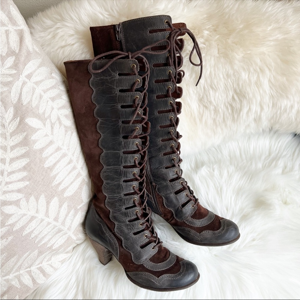 Dkode “Clarice” Lace Up Boots